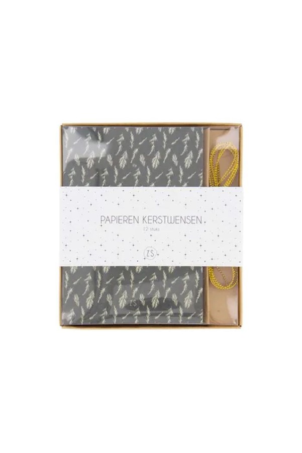 Zusss Papieren Kerstwensen Multicolor Zusss Papieren Kerstwensen Multicolor
