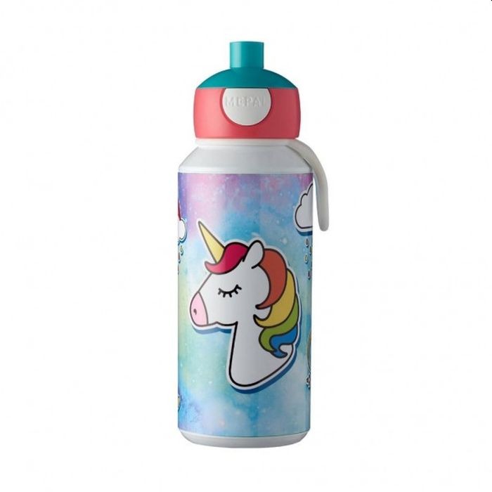 Mepal drinkfles pop-up unicorn 400ml Mepal drinkfles pop-up unicorn 400ml