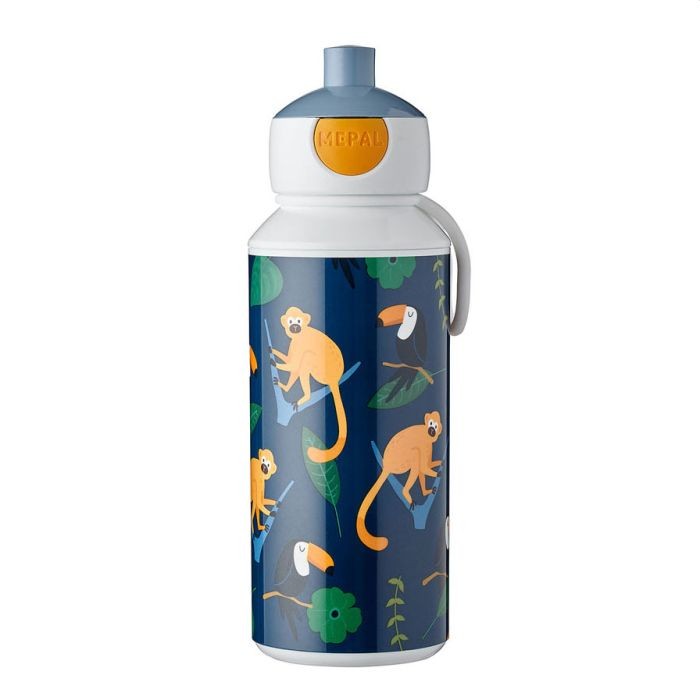 Mepal drinkfles pop-up jungle 400ml Mepal drinkfles pop-up jungle 400ml