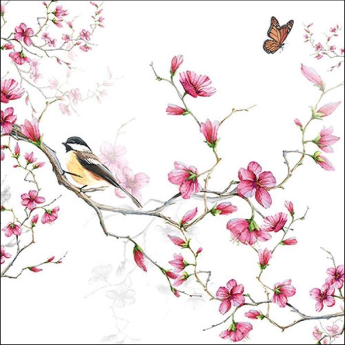Ambiente servetten bird en blossem Ambiente servetten bird en blossem