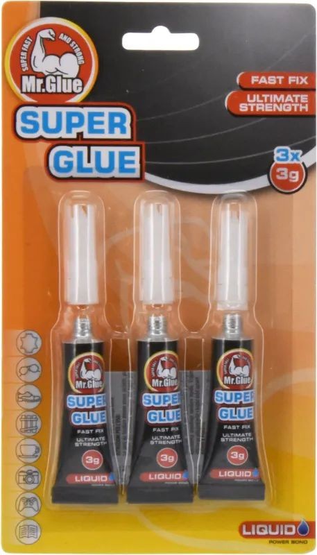 Superlijm 3 stuks