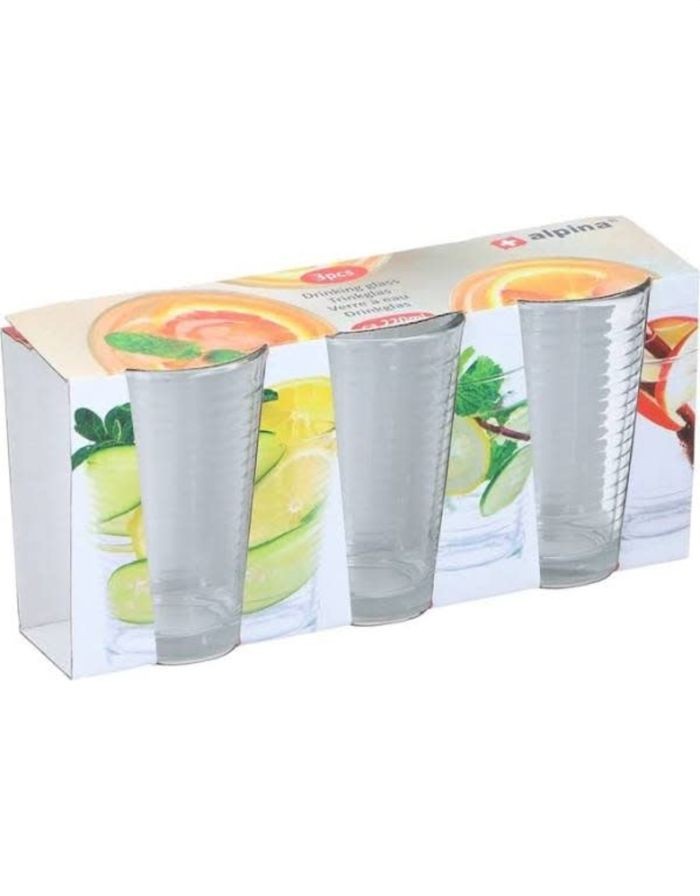 Alpina Drinkglas Set 3-delig 220ml Alpina Drinkglas Set 3-delig 220ml