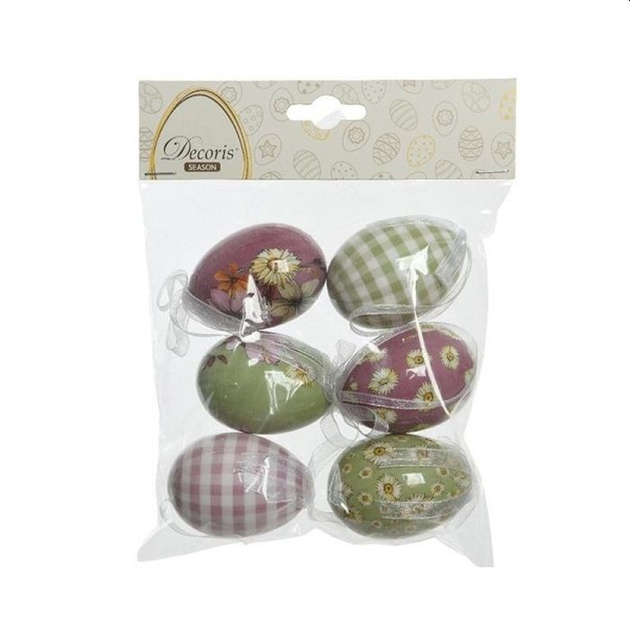 Decoris paas ei foam 4-h6 cm inhoud 6 eieren Decoris paas ei foam 4-h6 cm inhoud 6 eieren