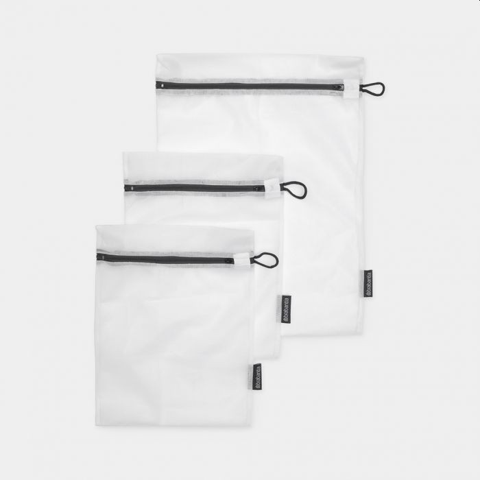 Brabantia Waszakjes In 2 Maten 3-Delig Wit Brabantia Waszakjes In 2 Maten 3-Delig Wit