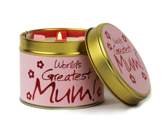 LILY FLAME - Geurkaars in blikje - World's Greatest Mum! - 35 branduren
