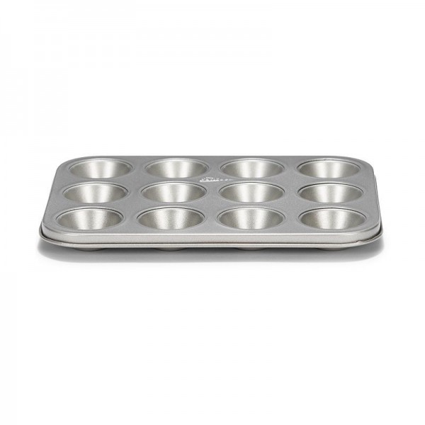 Patisse Mini Muffinvorm Silvertop 12 vaks