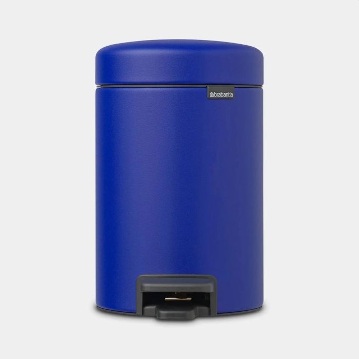 Brabantia newlcon pedaalemmer 3liter mineral powerful blue Brabantia newlcon pedaalemmer 3liter mineral powerful blue