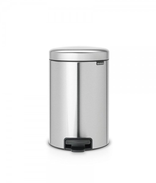 Brabantia Pedaalemmer NewIcon 12 liter Zilver