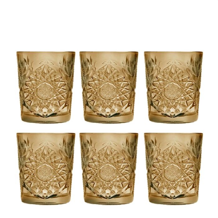 Hobstar Ocher glas Hobstar Ocher glas