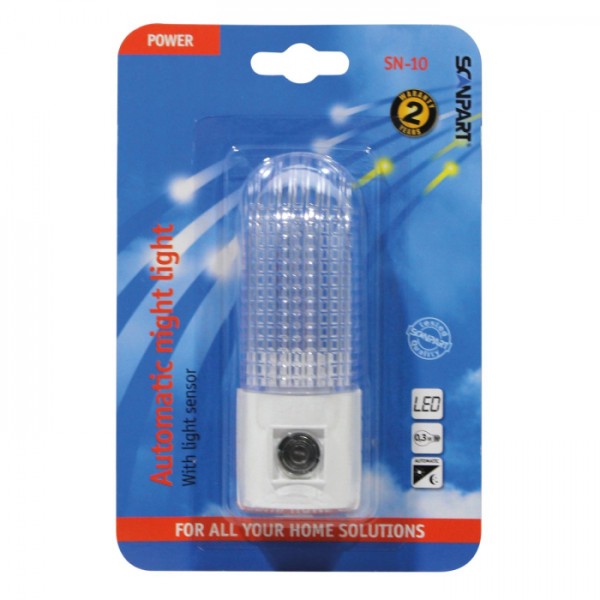 Scanpart LED Nachtlampje met sensor SN10 Scanpart LED Nachtlampje met sensor SN10