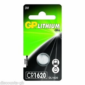 GP knoopcel Lithium batterij 1620
