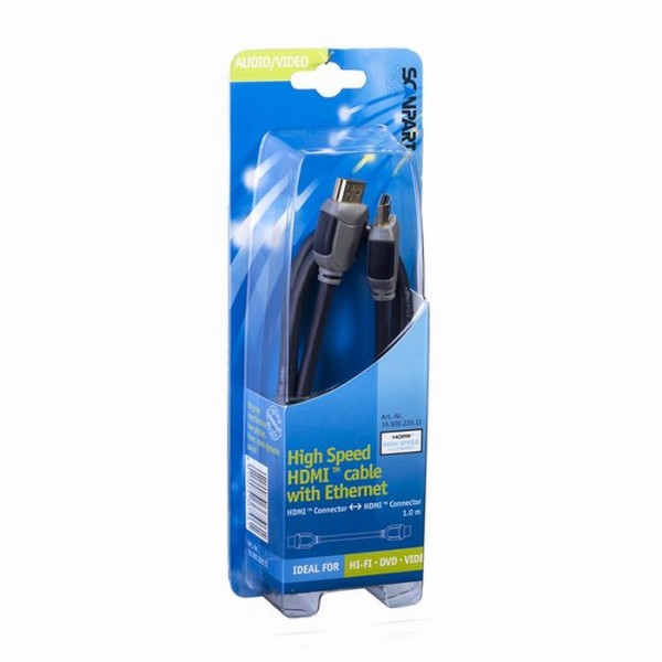 Scanpart Aansluitkabel HDMI High Speed Ethernet 1 Meter