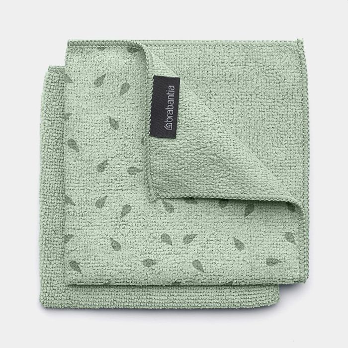 Brabantia sinkside microvezel schoonmaakdoekjes jade green