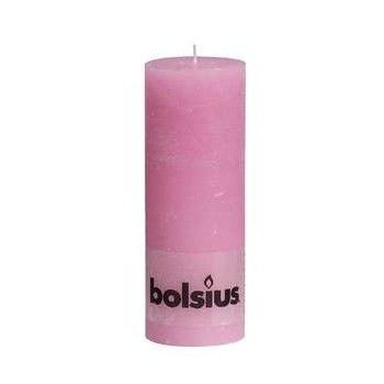 Bolsius Stompkaars Rustiek Roze 190/68 mm Bolsius Stompkaars Rustiek Roze 190/68 mm