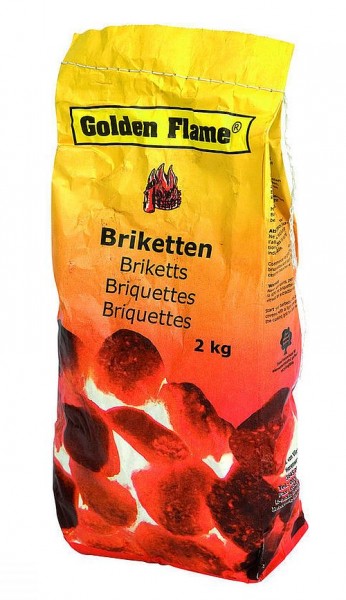 Golden Flame Briketten 2 Kilo Golden Flame Briketten 2 Kilo