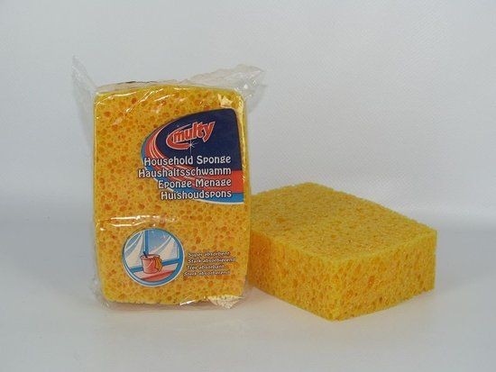 Multy Huishoudspons Hydrocel Geel