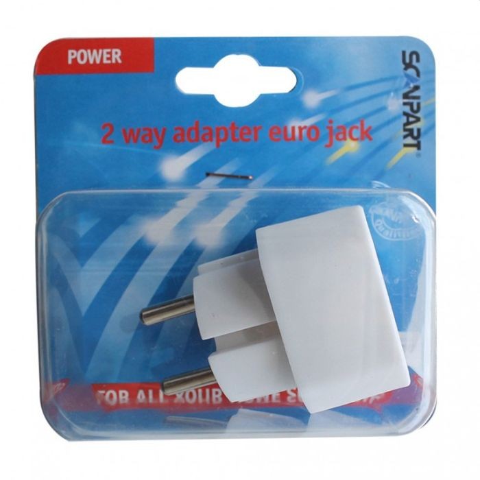 Scanpart verloopstekker 2x euro Scanpart verloopstekker 2x euro