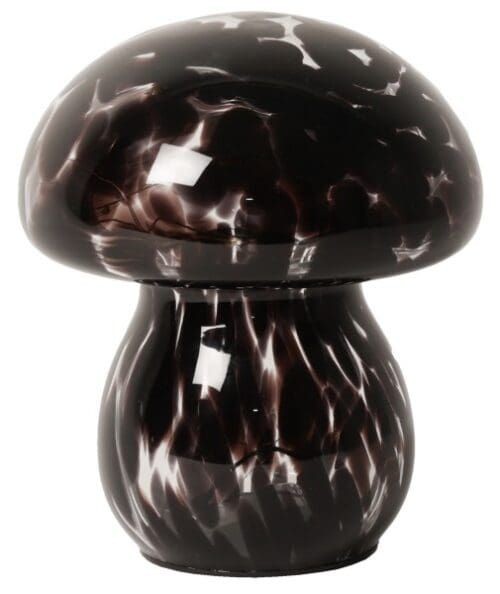 Led mushroom lamp bruin