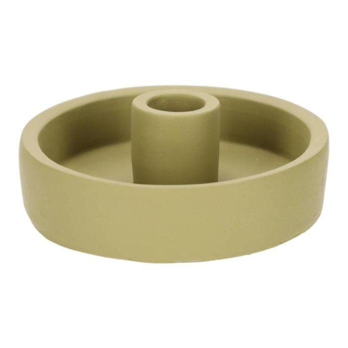 JENS Living kandelaar noud - 12 x 12 x 4,5 cm - Groen