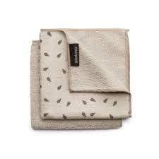 Brabantia Microvezel Schoonmaakdoekjes Set Van 2 - Soft Beige