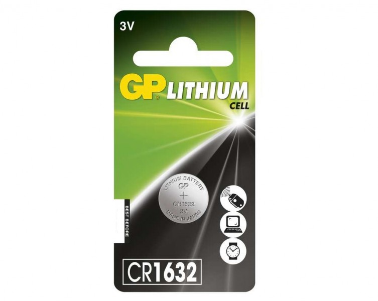 GP CR1632 Knoopcel Lithium 3 Volt