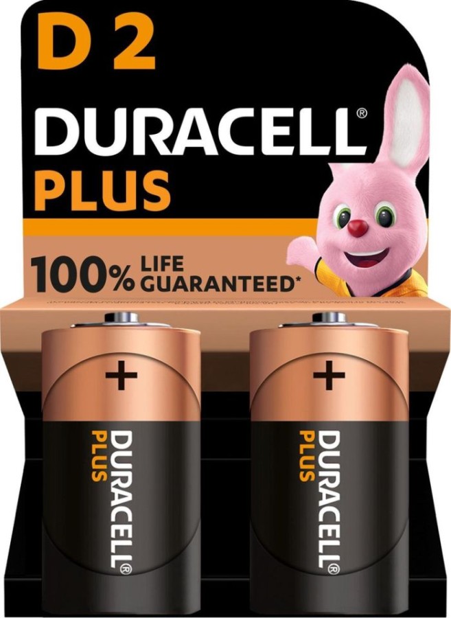 Duracell plus 100% D lr20 Duracell plus 100% D lr20