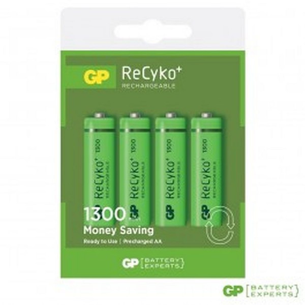 GP Oplaadbare Batterijen 4-pack Recyko+ AA 1300mah