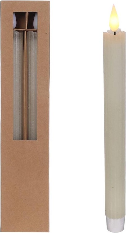 Dinerkaars Led Creme (2 stuks)