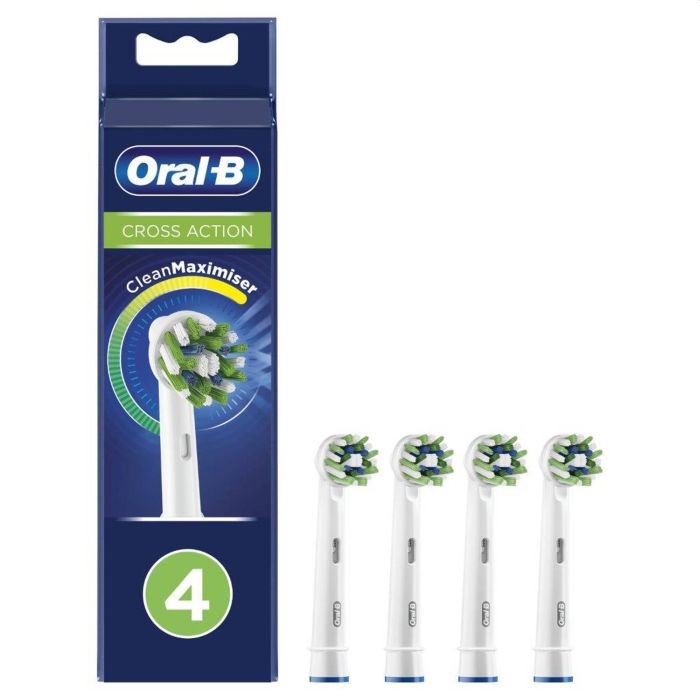 Oral-b elektrische opzetborstels cross action 4 Oral-b elektrische opzetborstels cross action 4