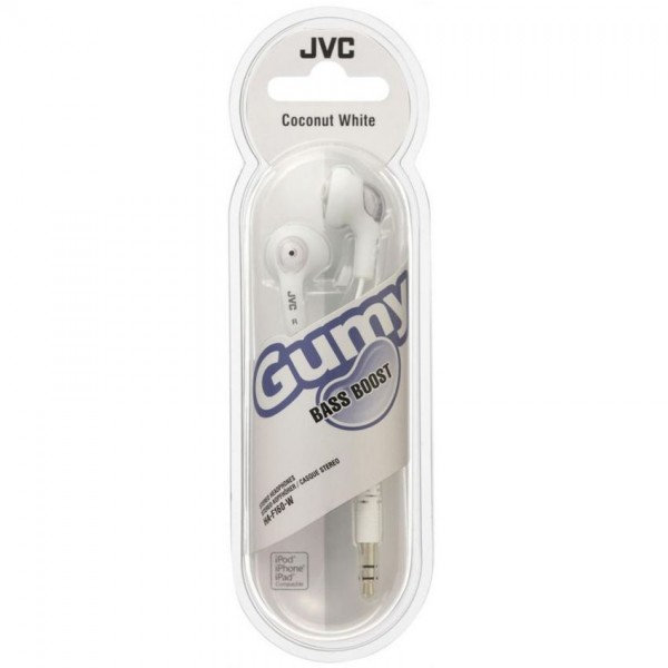 JVC oortelefoon in-ear HA-F160 wit JVC oortelefoon in-ear HA-F160 wit