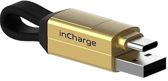 In charge oplaad kabel 6 in 1 goud In charge oplaad kabel 6 in 1 goud