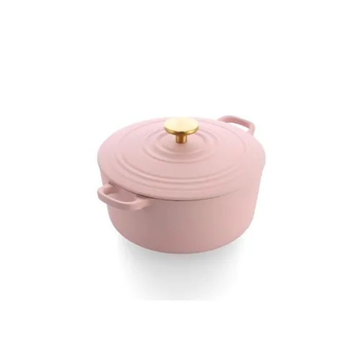 Bk Bourgogne Braadpan - Blush Pink - 24 Cm - Gietijzer