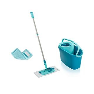 Leifheit Clean Twist Vloerwisser M Klittenband Ergo 33Cm + Gratis doek
