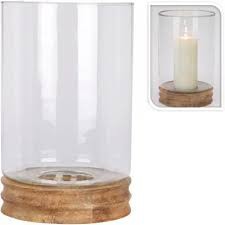 Windlicht 33cm Glas