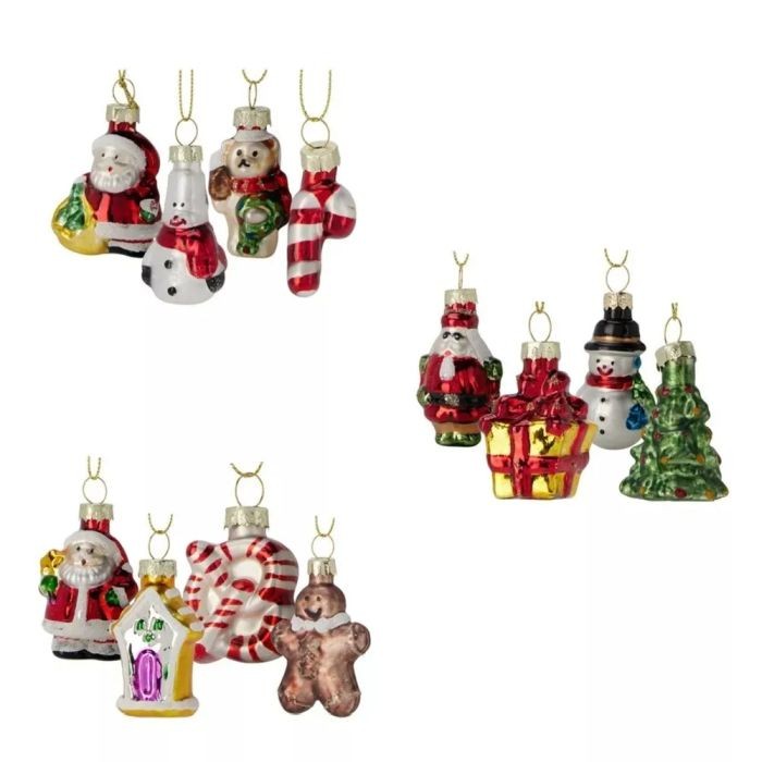 Hangdeco Kerstfiguur 4 Stuks