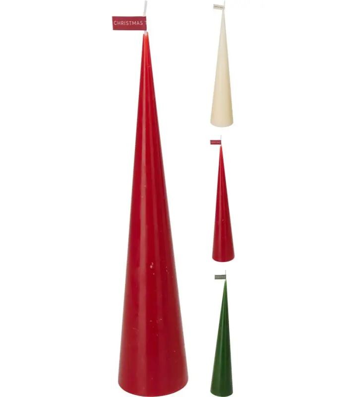 Kerstboom Kaars 7x31cm