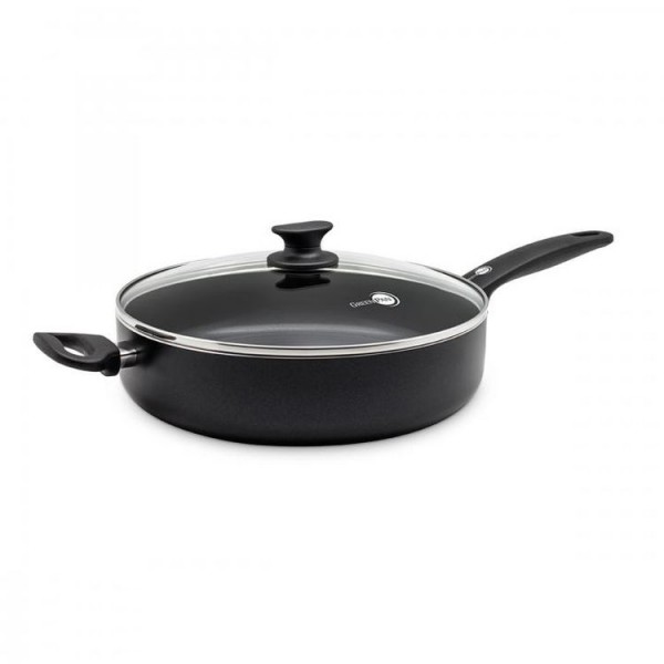 Greenpan Cambridge black keramische anti-aanbak hapjes-/sauteerpan 28cm