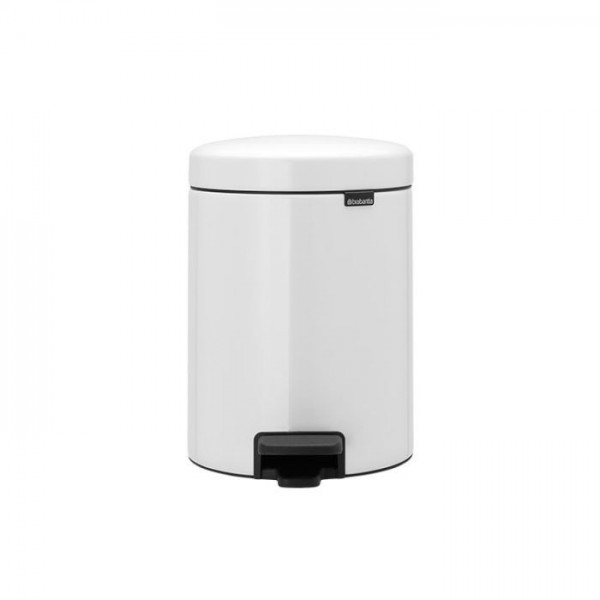 Brabantia pedaalemmer Newicon 5 liter wit