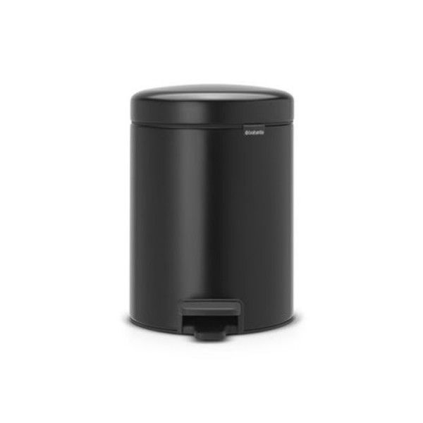 Brabantia NewIcon Pedaalemmer Mat Zwart 5 Liter