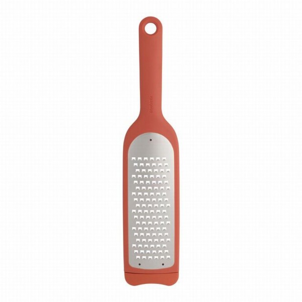 Brabantia Tasty+ rasp grof met beschermhoes terracotta pink