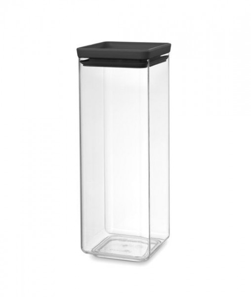 Brabantia Tasty+ voorraadbus 2.5 liter donkergrijs