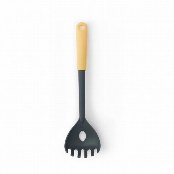 Brabantia Tasty+ spaghettilepel met -maatje vanilla yellow Brabantia Tasty+ spaghettilepel met -maatje vanilla yellow