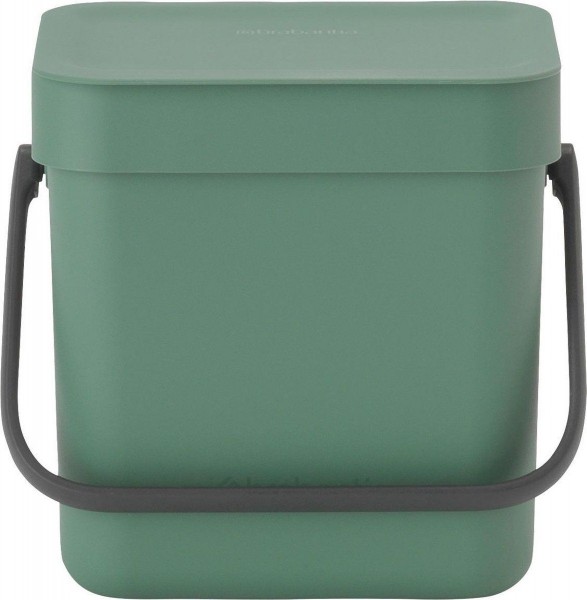 Brabantia sort & go afvalemmer 3 liter fir green Brabantia sort & go afvalemmer 3 liter fir green
