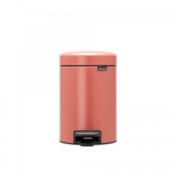 Brabantia NewIcon pedaalemmer 3 liter terracotta pink