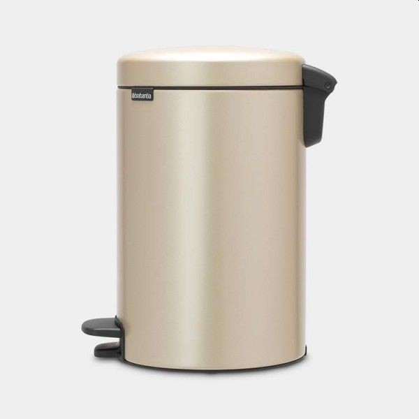 Brabantia NewIcon pedaalemmer 12 liter champagne Brabantia NewIcon pedaalemmer 12 liter champagne