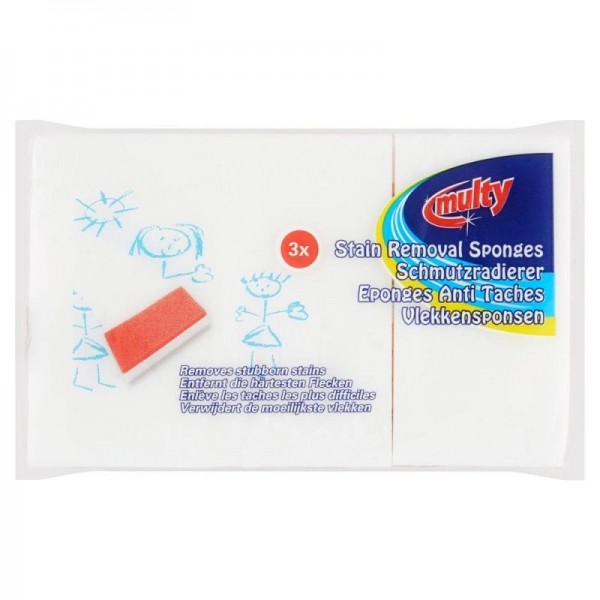 Multy Vlekkenspons Wit