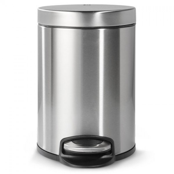 Eko Serene step bin 5 liter mat roestvrijstaal