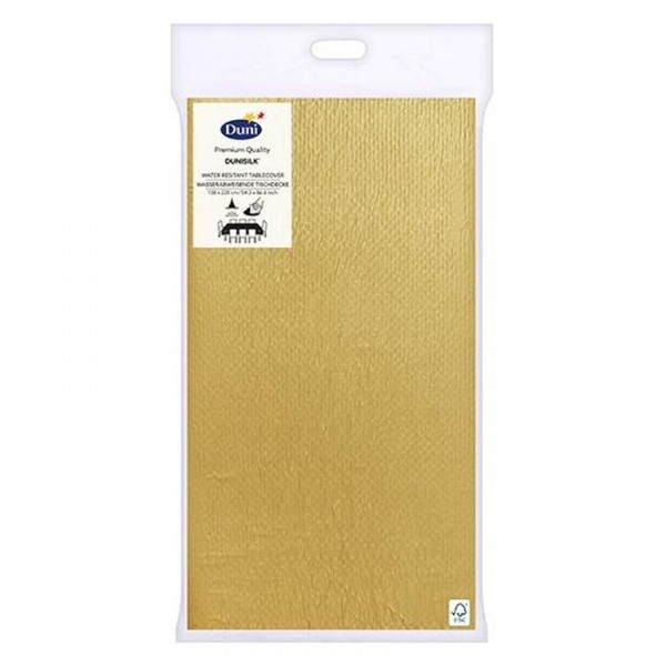 Duni tafellaken goud 138x220cm Duni tafellaken goud 138x220cm