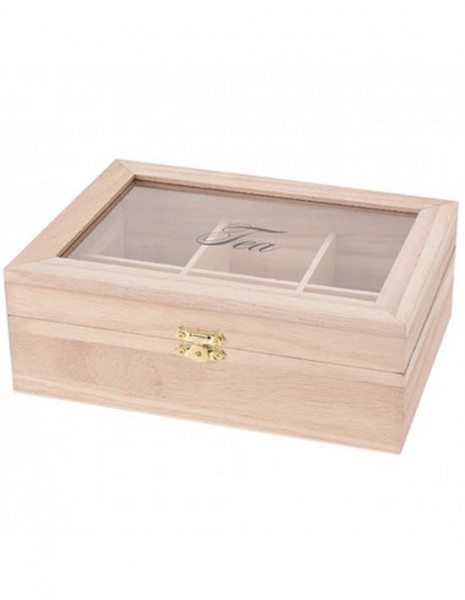 Theedoos hout