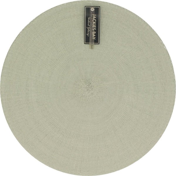 Jackies Bay placemat 38cm rond groen Jackies Bay placemat 38cm rond groen